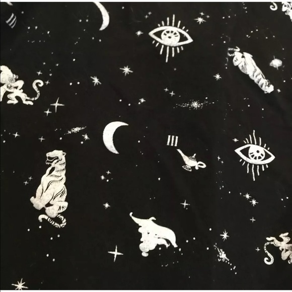 2 for 25 | Medium Disney Aladdin Jasmine black thong bodysuit raja evil eye - Picture 2 of 5